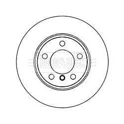 Brake Disc BORG & BECK BBD5264 OE Ref 6 792 217