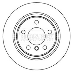 Brake Disc BORG & BECK BBD5265 OE Ref 6 792 225