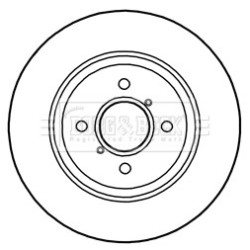 Brake Disc BORG & BECK BBD5280 OE Ref 5531171L50