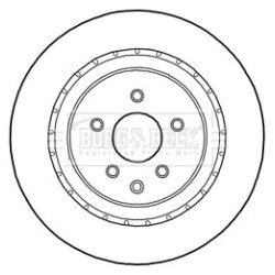 Brake Disc BORG & BECK BBD5286 OE Ref 43206JL00A