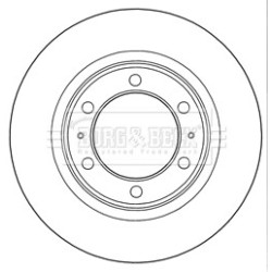 Brake Disc BORG & BECK BBD5289 OE Ref 435120K100
