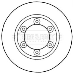 Brake Disc BORG & BECK BBD5290 OE Ref MK449352