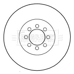 Brake Disc BORG & BECK BBD5298 OE Ref A9054210012