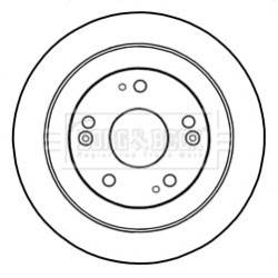 Brake Disc BORG & BECK BBD5321 OE Ref 42510TV0E01