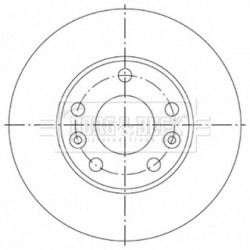 Brake Disc BORG & BECK BBD5335 OE Ref 4020600Q1A