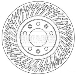 Brake Disc BORG & BECK BBD5352 OE Ref 9803918180