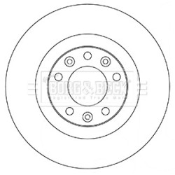 Brake Disc BORG & BECK BBD5356 OE Ref SU001A6145