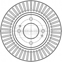 Brake Disc BORG & BECK BBD5359 OE Ref 4615A129 BORG & BECK