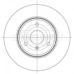 Brake Disc BORG & BECK BBD5397 OE Ref 0004341V001