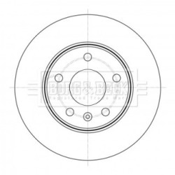 Brake Disc BORG & BECK BBD5399 OE Ref 569125