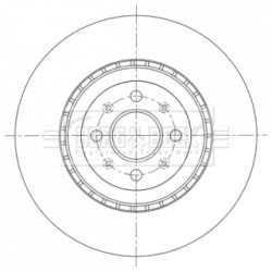 Brake Disc BORG & BECK BBD5407 OE Ref 51778054