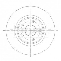 Brake Disc BORG & BECK BBD5420 OE Ref K04779713AA