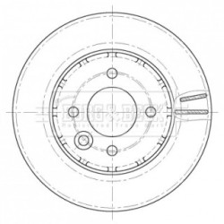 Brake Disc BORG & BECK BBD5446 OE Ref 30008252 BORG & BECK