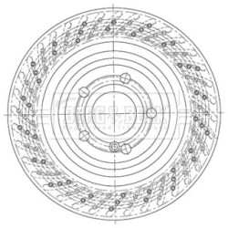 Brake Disc BORG & BECK BBD5448 OE Ref 231 423 05 12