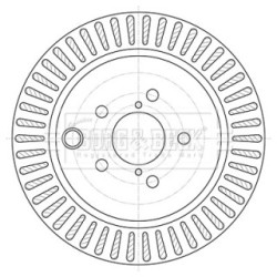 Brake Disc BORG & BECK BBD5455 OE Ref 26700 SG000 BORG & BECK