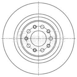 Brake Disc BORG & BECK BBD5470 OE Ref 4779886AC