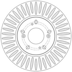 Brake Disc BORG & BECK BBD5489 OE Ref 45251 SJH E10