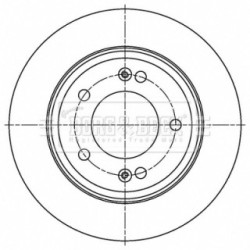 Brake Disc BORG & BECK BBD5521 OE Ref 58411G2300