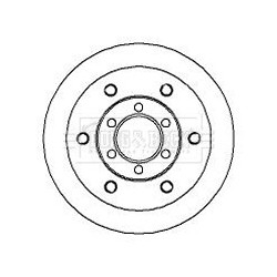 Brake Disc BORG & BECK BBD5710S OE Ref 19087773