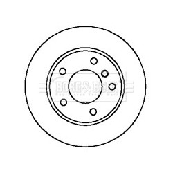 Brake Disc BORG & BECK BBD5735S OE Ref SDB000380