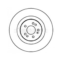 Brake Disc BORG & BECK BBD5738S OE Ref 1634210512