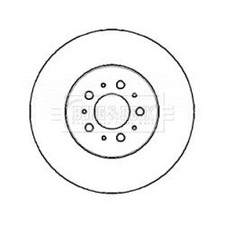 Brake Disc BORG & BECK BBD5761S OE Ref 306573013