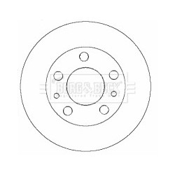 Brake Disc BORG & BECK BBD5770S OE Ref 6 756 847