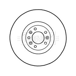 Brake Disc BORG & BECK BBD5774S OE Ref 4246K0