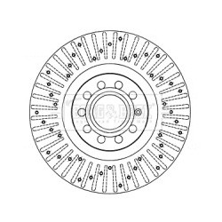 Brake Disc BORG & BECK BBD5791S OE Ref 8E0 615 301 AE