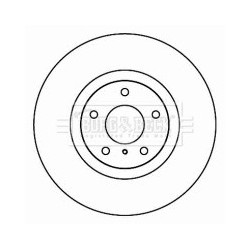 Brake Disc BORG & BECK BBD5799S OE Ref 40206CA000