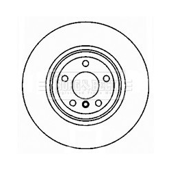 Brake Disc BORG & BECK BBD5825S OE Ref 34216793246