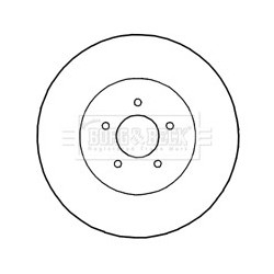 Brake Disc BORG & BECK BBD5827S OE Ref 04779197AB