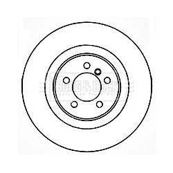 Brake Disc BORG & BECK BBD5830S OE Ref SDB500193