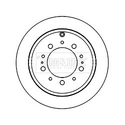 Brake Disc BORG & BECK BBD5834S OE Ref 4243160290
