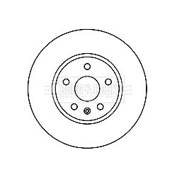 Brake Disc BORG & BECK BBD5894S OE Ref 569064