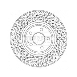 Brake Disc BORG & BECK BBD5913S OE Ref 220421181264