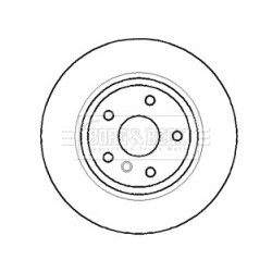 Brake Disc BORG & BECK BBD5915S OE Ref 34116864057