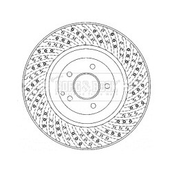Brake Disc BORG & BECK BBD5917S OE Ref A2034210912