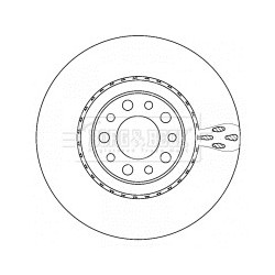 Brake Disc BORG & BECK BBD5930S OE Ref 51760622