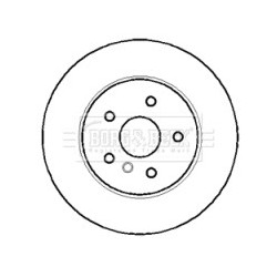 Brake Disc BORG & BECK BBD5951S OE Ref 34116864049
