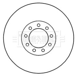 Brake Disc BORG & BECK BBD5952S OE Ref 504121723