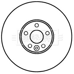 Brake Disc BORG & BECK BBD5960S OE Ref 30769057