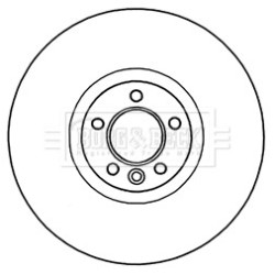 Brake Disc BORG & BECK BBD5967S OE Ref LR027106