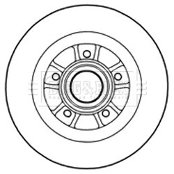 Brake Disc BORG & BECK BBD5977S OE Ref 8660003911