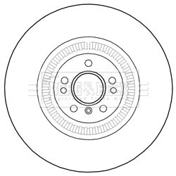 Brake Disc BORG & BECK BBD5984S OE Ref 1644211512