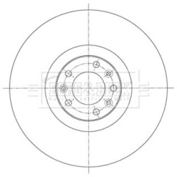 Brake Disc BORG & BECK BBD5985S OE Ref 4249.F9