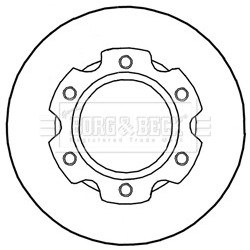 Brake Disc BORG & BECK BBD5988S OE Ref 8970310071