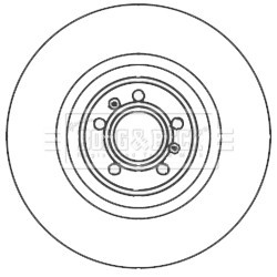 Brake Disc BORG & BECK BBD6009S OE Ref 3D0 615 301 M