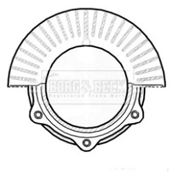 Brake Disc BORG & BECK BBD6021S OE Ref 4243137040