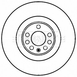 Brake Disc BORG & BECK BBD6029S OE Ref 569154 BORG & BECK